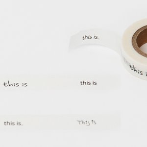 [this is_] THIS IS_ MASKING TAPE_ LOGOTHIS IS_